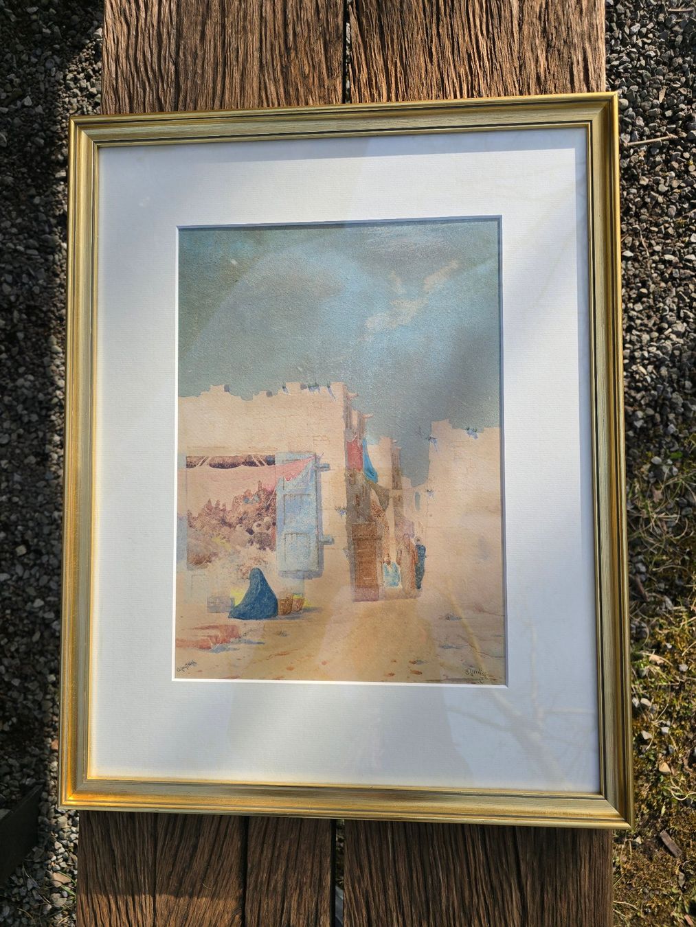 Dipinti: Bild: Aquarell Ägypten – Usato da Romanshorn venduto da Rachacha 1
