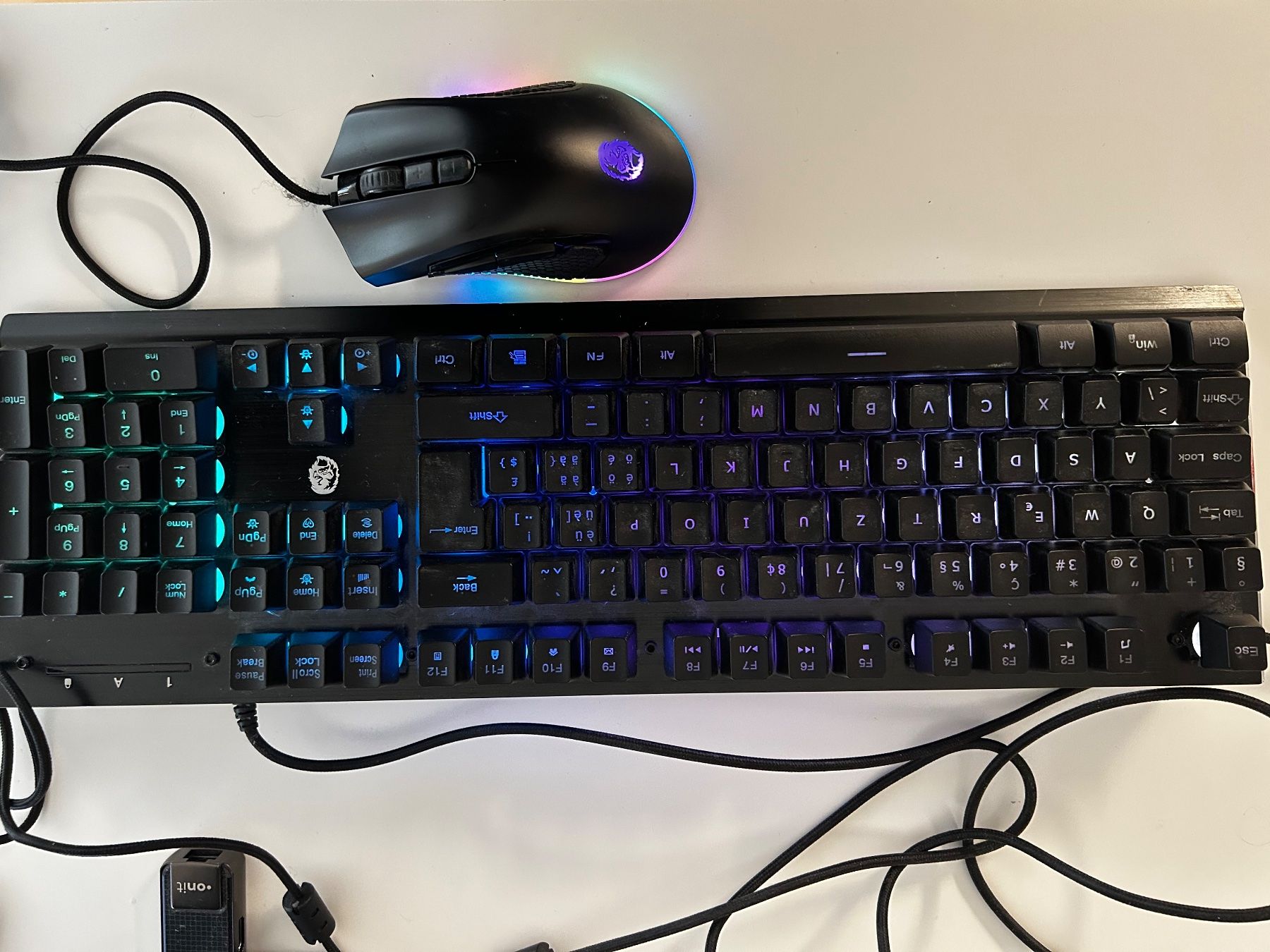 Tastiere: SILVERCREST SGKR A1 Halbmechanische Gaming-Tastatur mit Maus – Usato da Buchs ZH venduto da celin_k_06 5