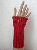 Armstulpen - Pulswärmer - rot