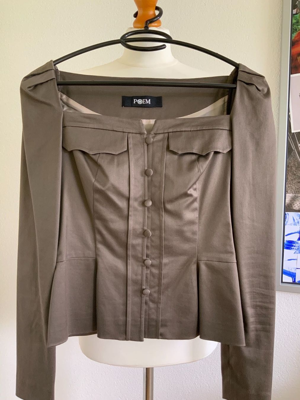 Giacche: Jacket, tailliert, olive, POEM, Gr. 34, sehr hochwertig! – Usato da Zürich venduto da ancillaschmidhauser 4