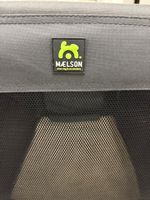 Melson Transportbox grau mit Netz, gut erhalten
