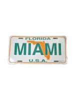 MIAMI SOUVENIRS Blechschild Miami