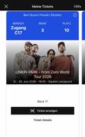 LinkinPark Tickets 2stk 