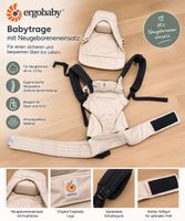 Ergobaby Babytrage mit Neugeboreneneinsatz top Zustand