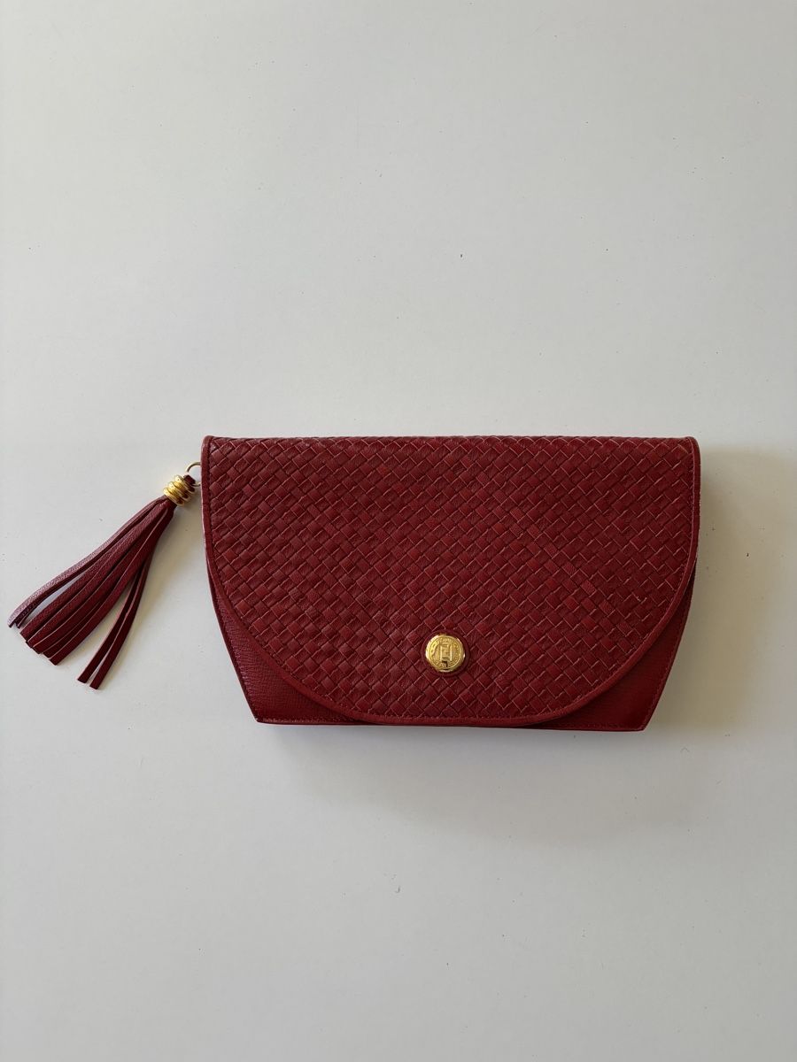 Fendi Borse da donna: Fendi Leder Handtasche rot geflochten – Usato da Zürich venduto da manueldnl 1