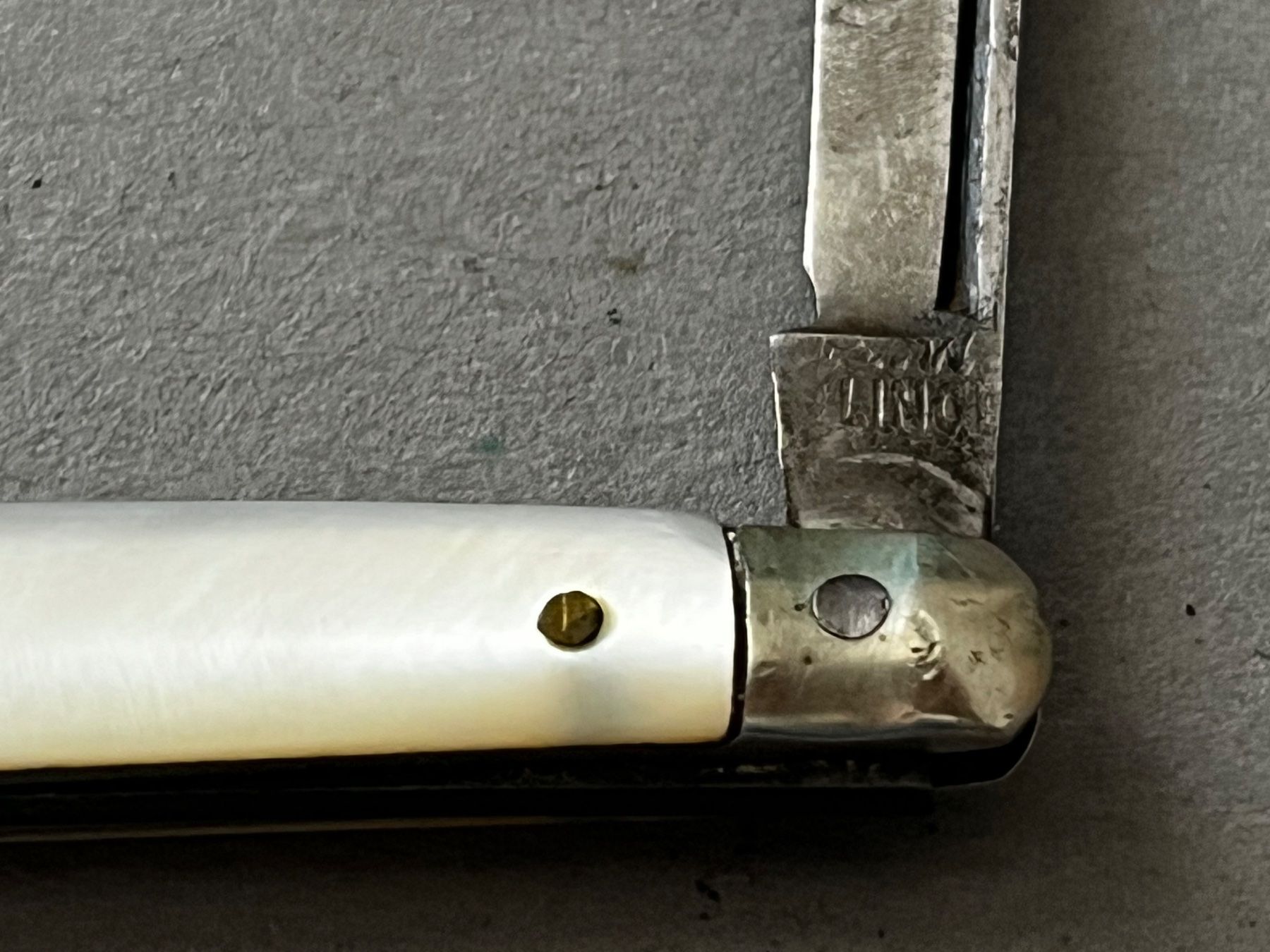 Solingen Couteaux de poche: Antikes Perlmutt-Sackmesser Solingen 63 mm - selten – D'occasion à Zürich par FV.vintage 2