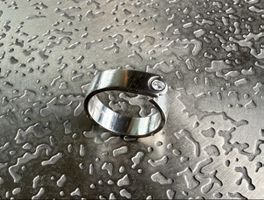 Platin Ring 950 mit 0,4 CT Brillant. Einzelanfertigung.