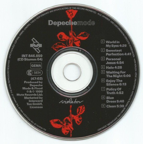 CD: DEPECHE MODE - Violator - 1. Ausgabe 1990 – Usato da Wattwil venduto da Muriel11 2
