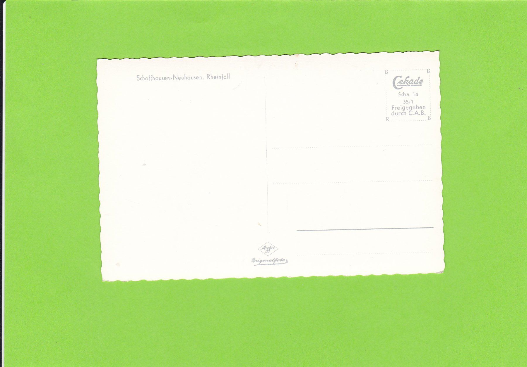 Cartoline postali: Rheinfall – Usato da St. Peterzell venduto da neckertal 1