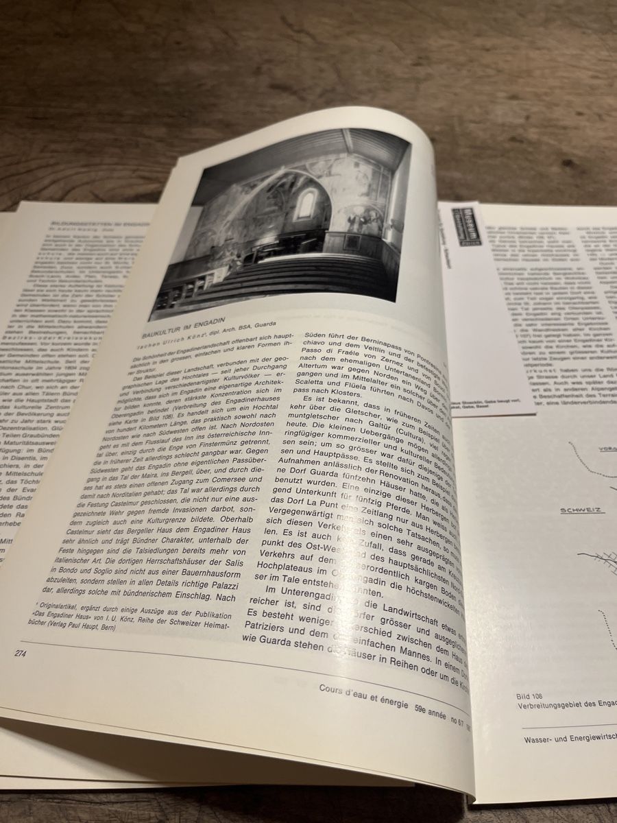 Libri: Engadin Sonderheft Wasser- und Energiewirtschaft – Usato da Zuoz venduto da Grr1974 6