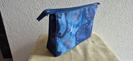 Nessesaire / Kosmetiktasche im Jeans-Look