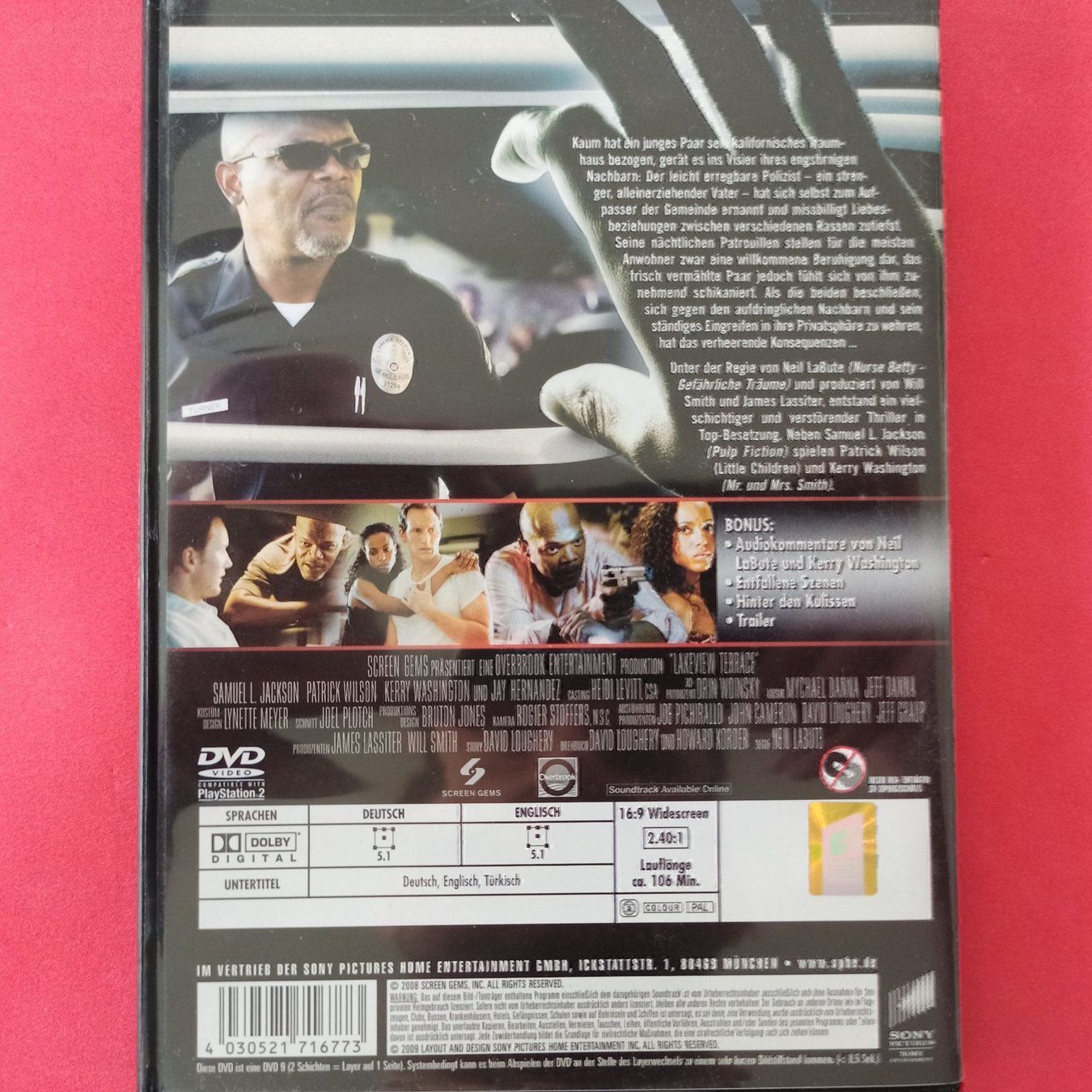 Alle DVDs: Lakeview Terrace – Gebraucht aus Dübendorf von kb86_MOVIE 1