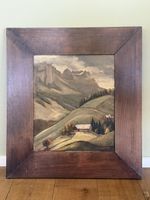 Antikes Gemälde 1939 K. Voelker ? "Blick gegen Säntis"