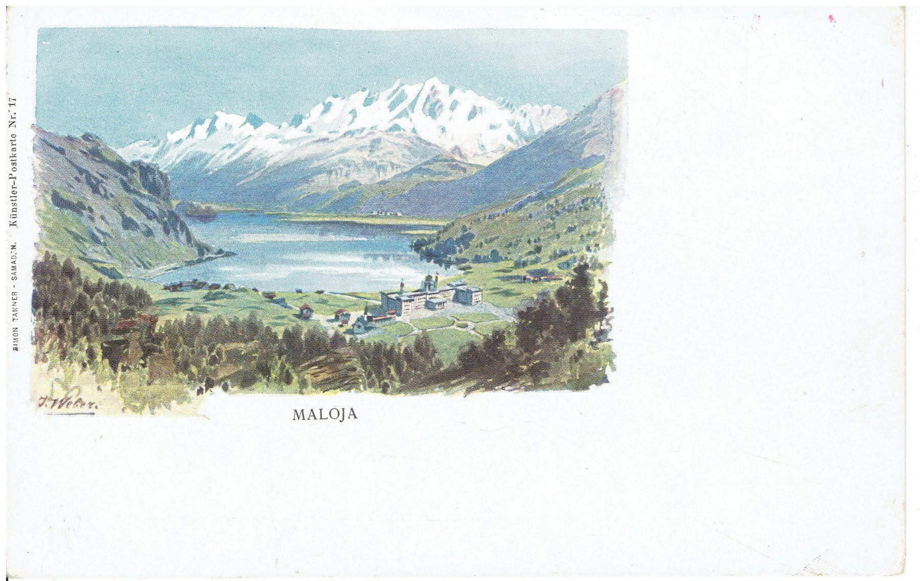 Cartoline postali: Maloja – Usato da Flims - Dorf venduto da Stagediver