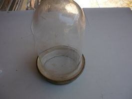 Altes Aussenlampenglas  Glas Lampe