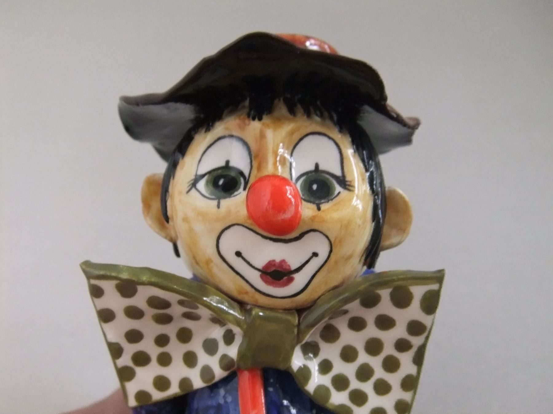 Statuette: Fayence Keramik Clowns - Jakob Haas – Usato da Esslingen venduto da eintagammeer 9