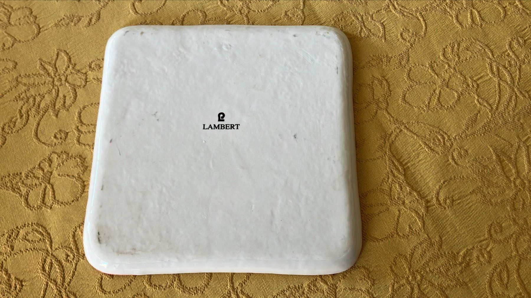Lambert Piatti: Piatto decorativo Lambert 20x20 cm – Usato da Melano venduto da H-Sara 1