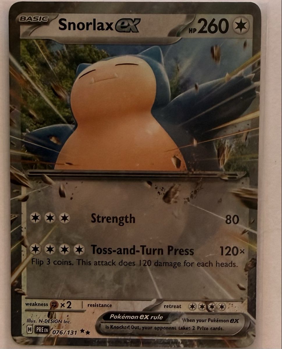 Pokémon Carte collezionabili: POKEMON EN - Ronflex ex 076/131 PRE – Nuovo (secondo la descrizione) da Genève venduto da ton_7q7l