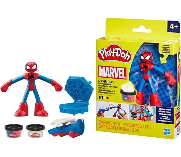 Play-Doh Giocattoli: Play-Doh Spider-Man Knet-Netze – Nuovo e nell'imballaggio originale da Oensingen venduto da Liquidations-Shop 1