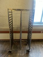 1 x 2 x 1/1 Regalwagen BLANCO mit je 18 Einschüben 