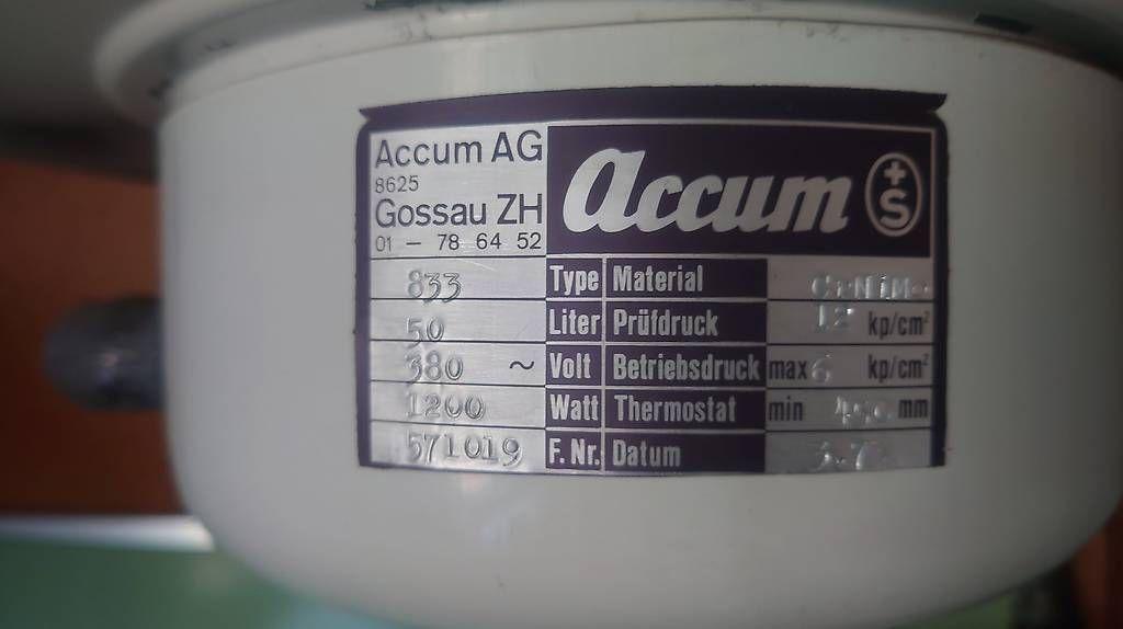 Sanitari: Warmwasserboiler – Usato da Flims-Waldhaus venduto da ape_hnt6 1