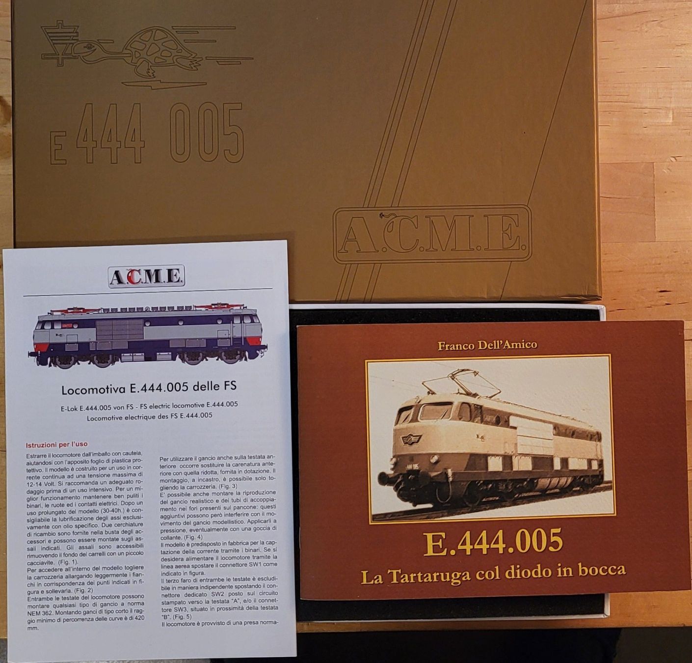 ACME Modelleisenbahnen: ACME H0 60109 E 444.005 der FS, mit DCC-SS, neu, sehr selten – Neu (gemäss Beschreibung) aus Herisau von  7