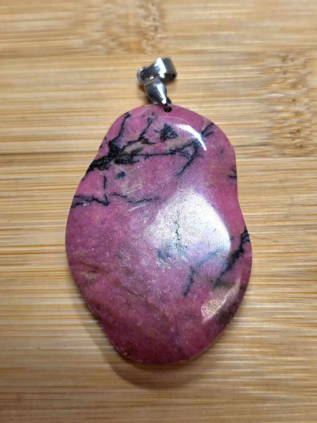 Minerali & Pietre curative: Rhodonit Guan Yin Anhänger – Nuovo e nell'imballaggio originale da Matzingen venduto da Shay_Crystalz 1
