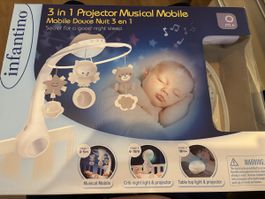 Infantino 3in1 Projektor Musical Mobile neu