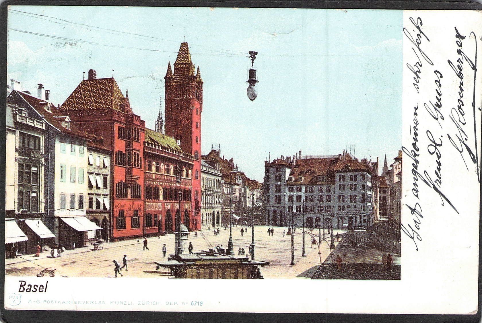 Cartoline postali: ^Basel , gel. 1904 – Usato da Reichenburg venduto da Pipo-67
