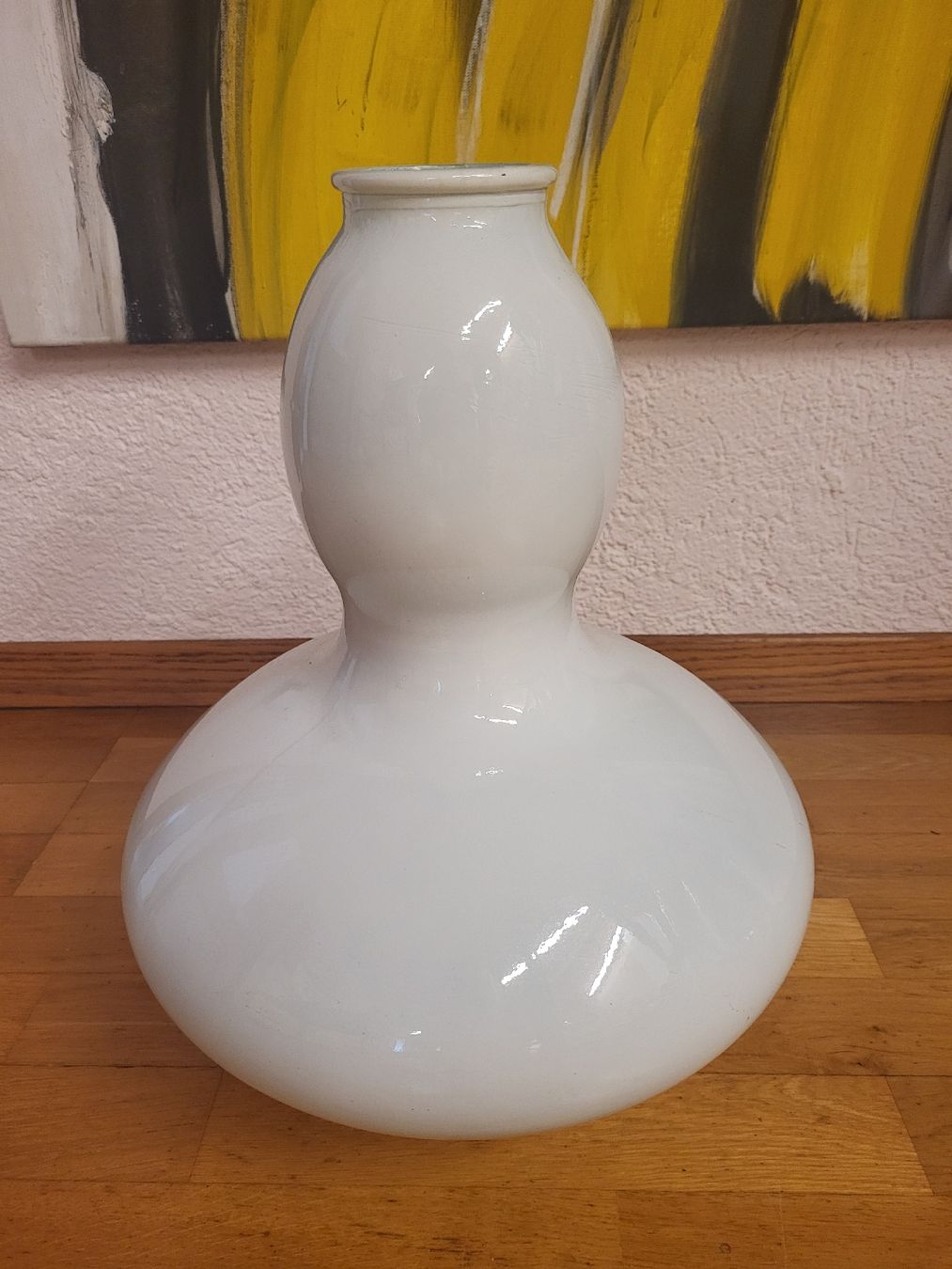 Vase & Récipients: Grosse weisse Vase Doppelbauch-Form – D'occasion à Oberwangen TG par Murmel82