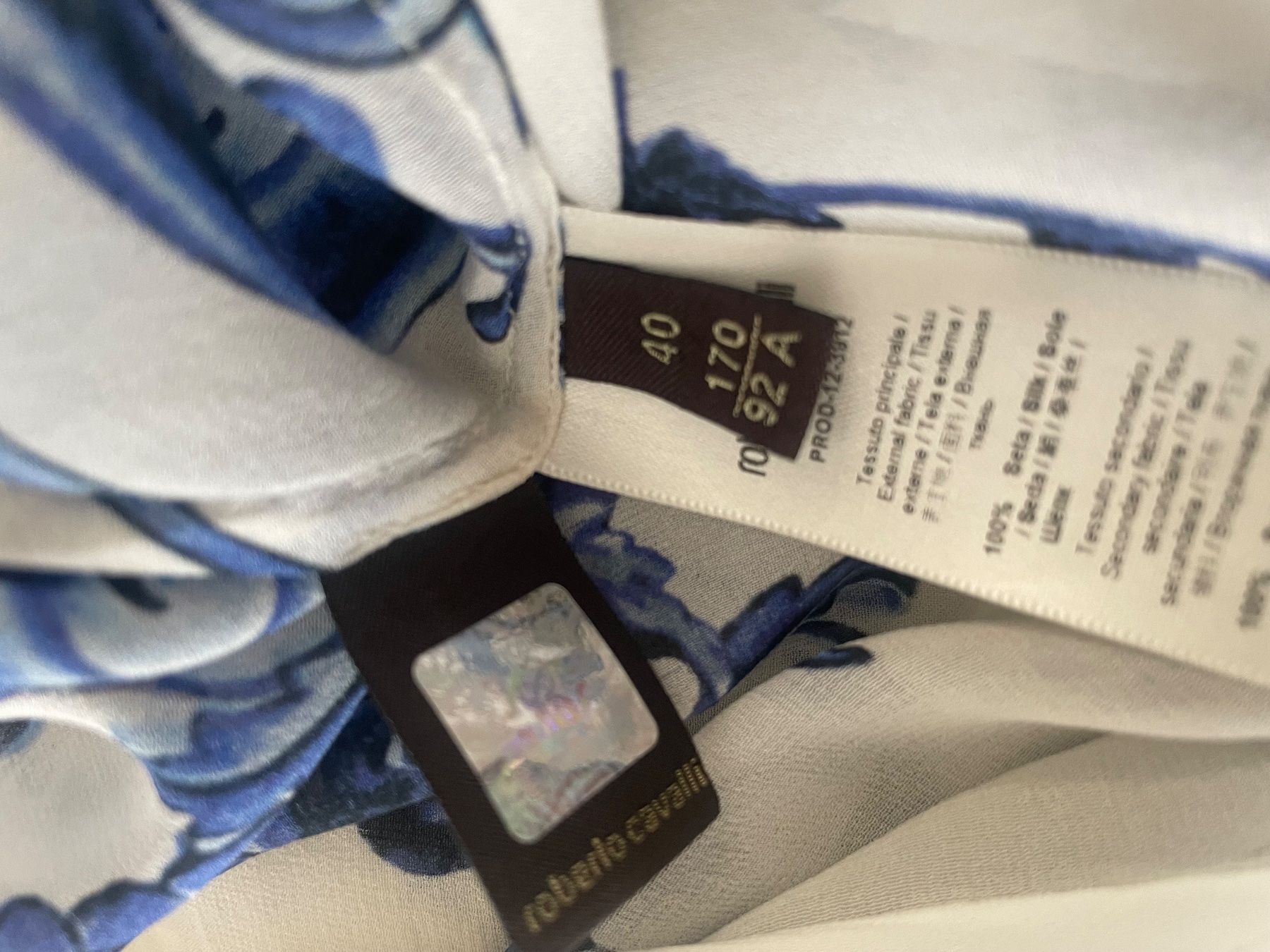 Roberto Cavalli Camicette: Bluse - Roberto Cavalli - Silk Seta Soie – Usato da Minusio venduto da Pink222 6