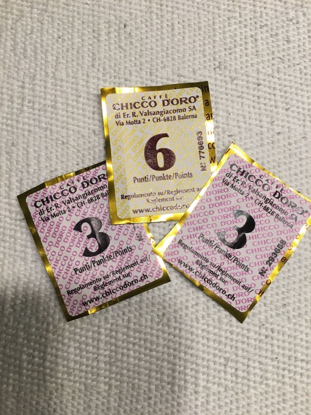 Chicco Sammelmarken & -punkte: Chicco Doro Punkte /  180 – Gebraucht aus Thun von IBT1 1
