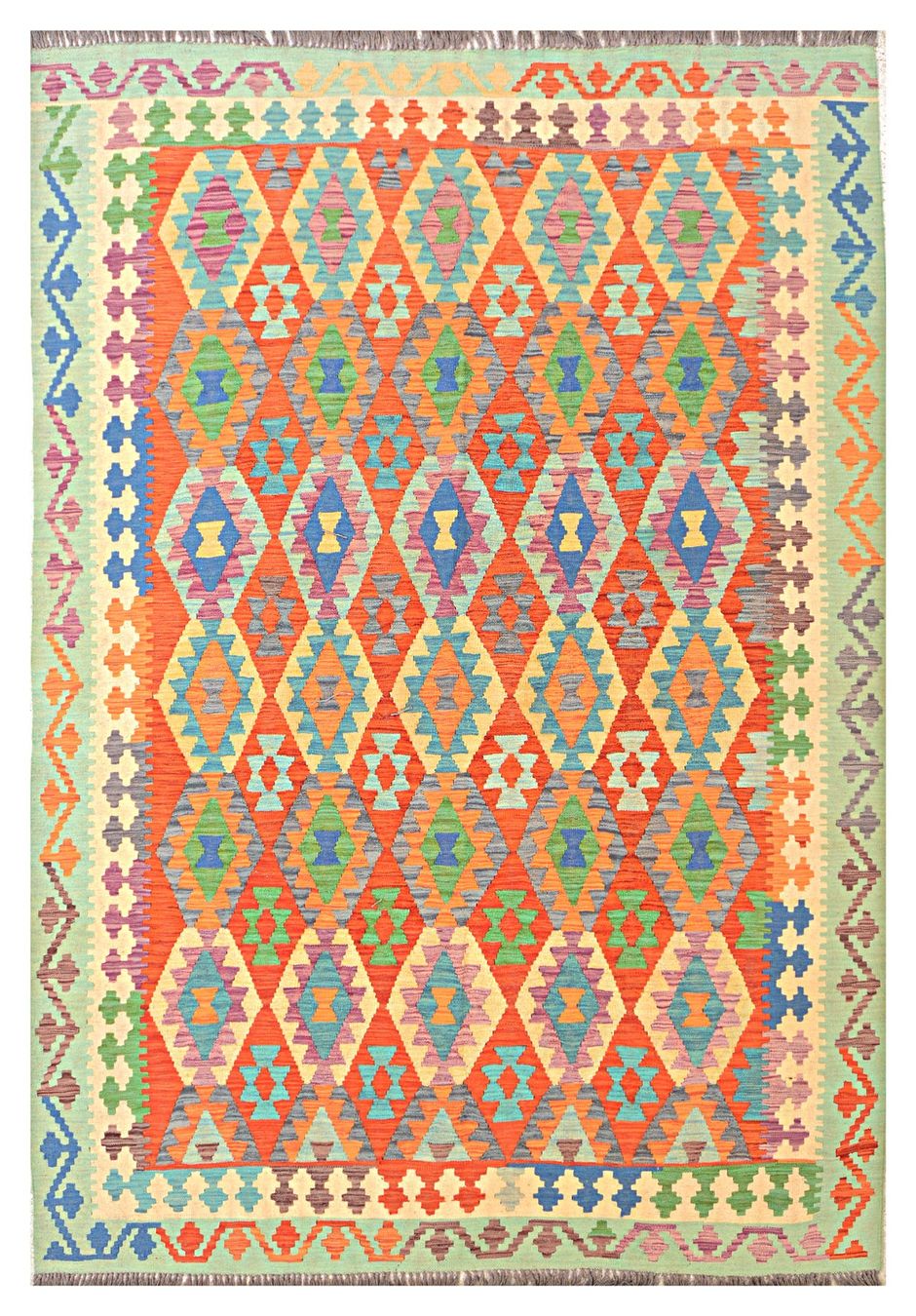 Kelim Tappeti: Oriente Kelim Teppich 200x300 cm – Nuovo e nell'imballaggio originale da Lahore venduto da Fairways79 8