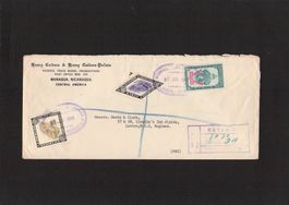 Flugpost Nicaragua - London , 27 Juli 1948