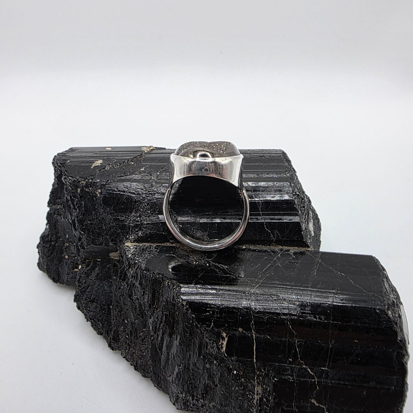 Ringe: Wunderschöner Silberring mit Pyrit Grösse 59 – Neu (gemäss Beschreibung) aus Füllinsdorf von Faulan_6 2