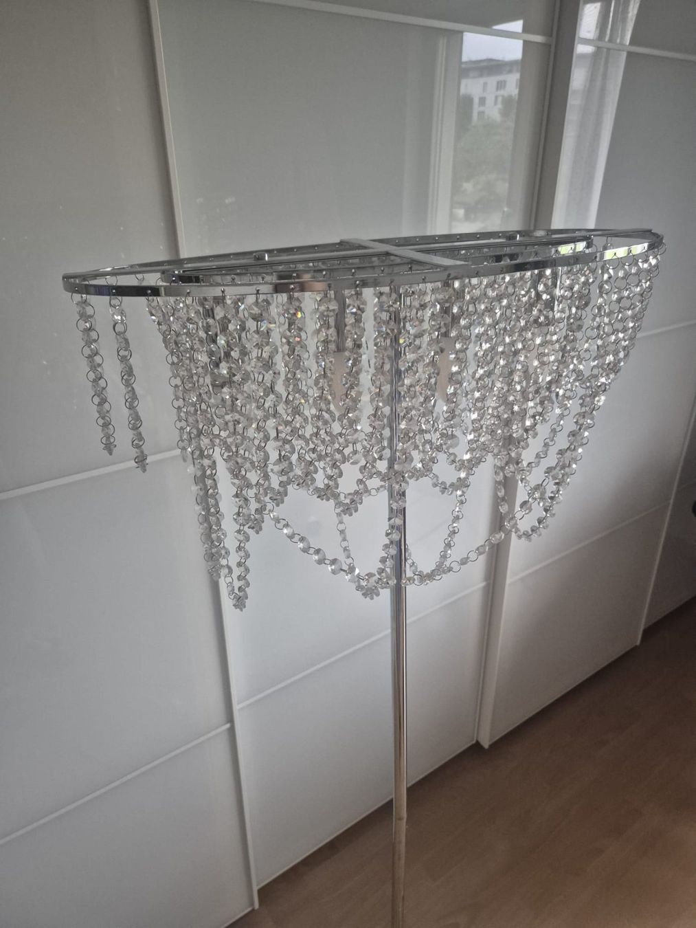 Pfister Lampen: Stehlampe Kristall silber – Gebraucht aus Zürich von pucca20 3