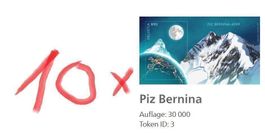 10 x Swiss Crypto Stamps ID:3