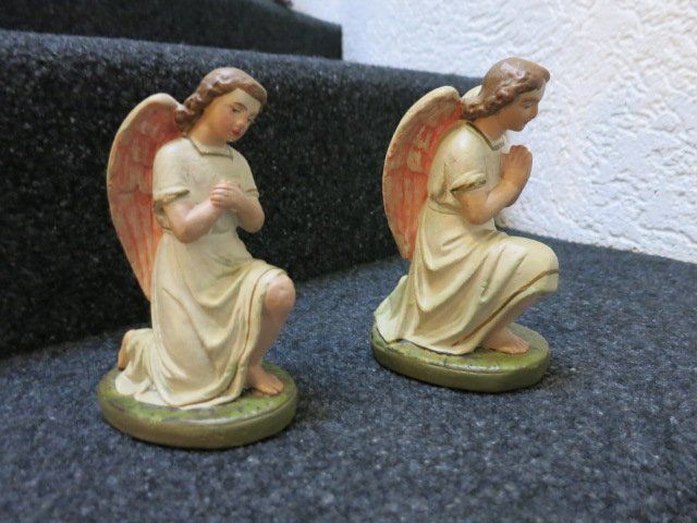 Statuette: zwei Engel, antik – Usato da Reinach BL venduto da santrian 1