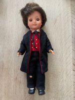 Vintage Jungenpuppe 40 cm Schlafaugen im Anzug