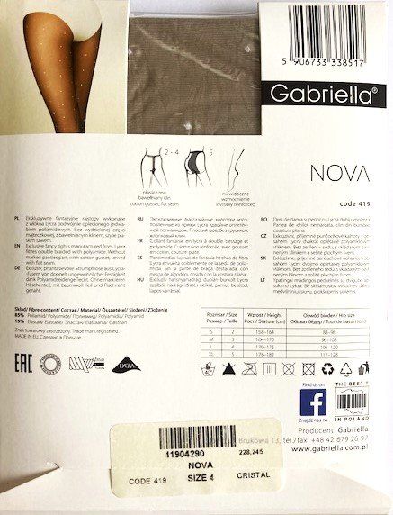 Calze & Collant: Strumpfhose Gabriella Nova – Nuovo e nell'imballaggio originale da Menziken venduto da ABA60 1