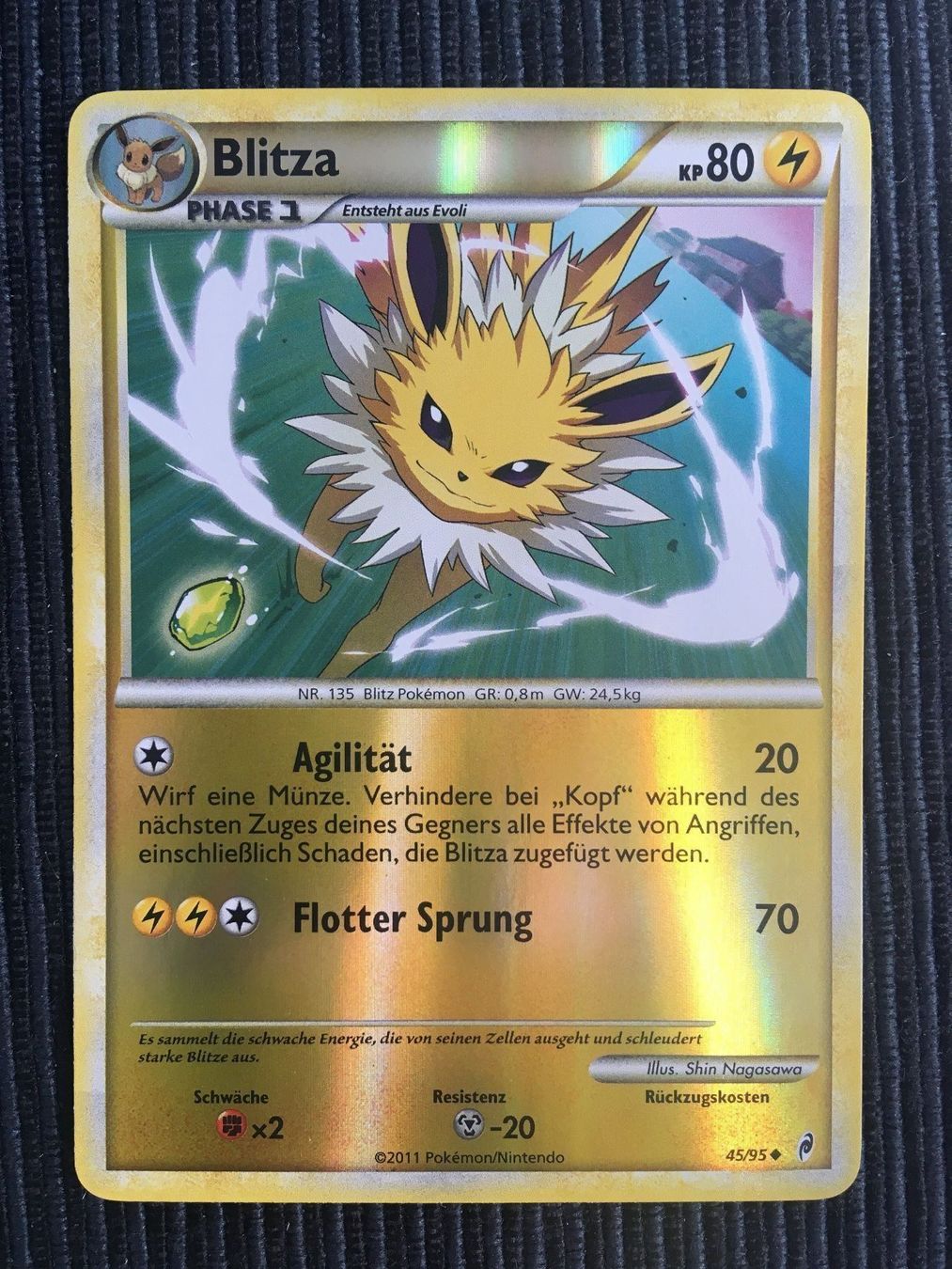 Pokémon Sammelbilder & Trading cards: Pokemon Blitza Res Holo Ruf der Legenden – Neu (gemäss Beschreibung) aus Wabern von Collectfun