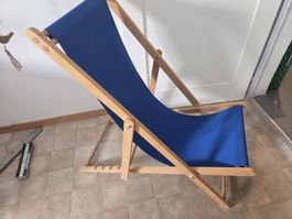 Liegestuhl mit Höhenverstellbar