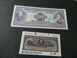 Venezuela 1990, 10 Bolivares  ungefaltet