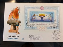 Briefmarken Los Angeles Olimpic Games 1984