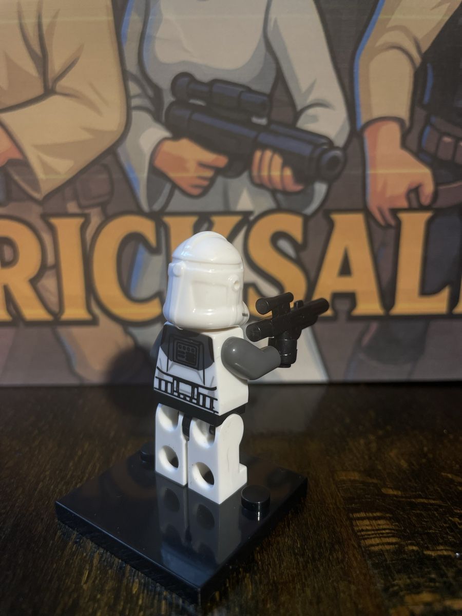 Star Wars Statuette: Star Wars Wolfpack Trooper Clone Figur Lego-Komp. – Nuovo (secondo la descrizione) da Zufikon venduto da BrickSales 1