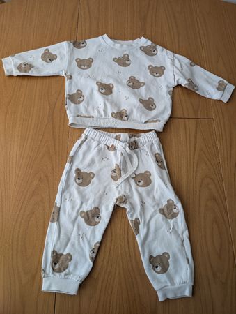 Kiabi Trainer Gr. 74, süsses Bärenmuster 🐻 gerne getragen
