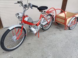 Mofa Rixe Sachs 502 Handschaltung mit Anhänger