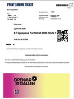 OASG 2026, 4-Tagespass (Fanticket) zu verkaufen