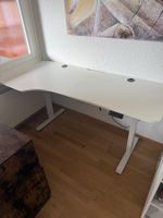 Elektrischer Schreibtisch Casaria weiss gebraucht