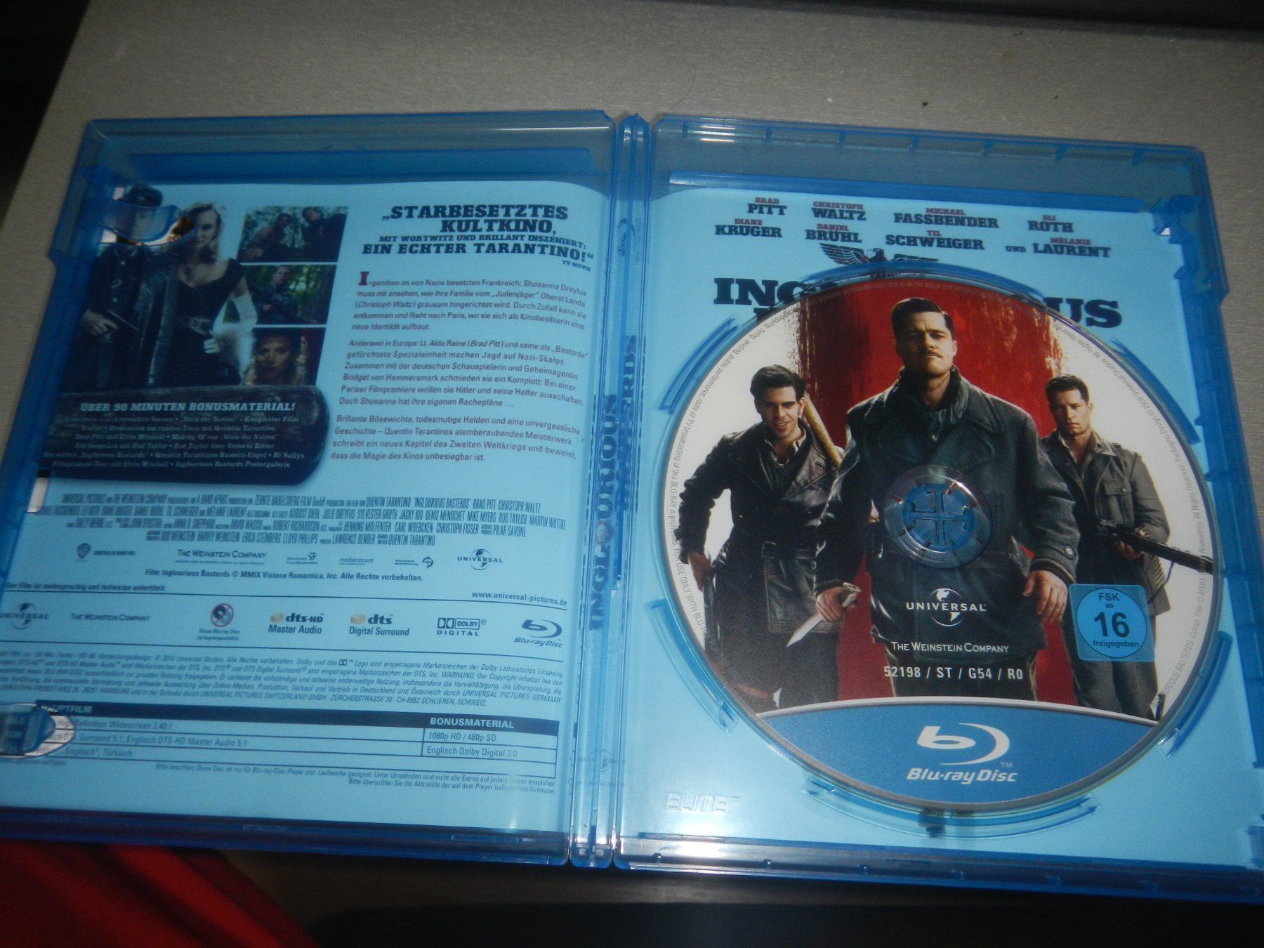 Tutti i DVDs: Blu-Ray Film Inglourious Basterds – Usato da Bronschhofen venduto da happynews2018 2